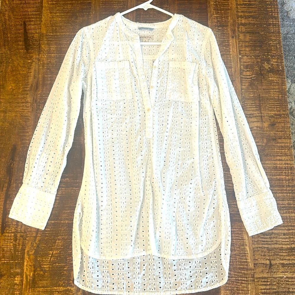Merona white top
